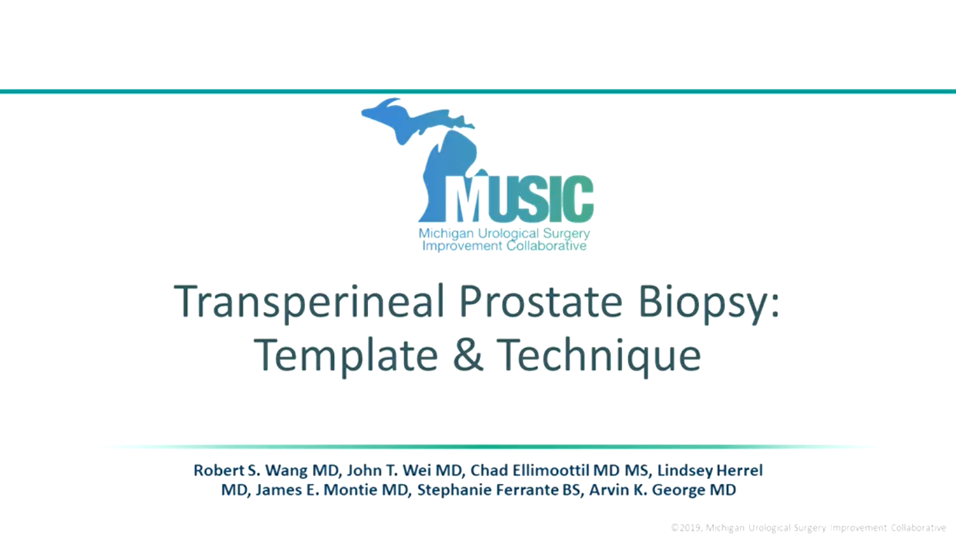 MUSIC TP Biopsy Standard Technique Video