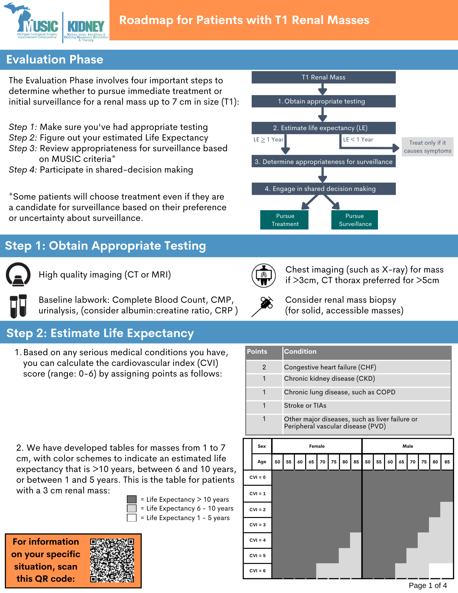 EMR Version Roadmap for Patients with T1 Renal Masses